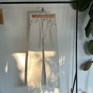 Levi’s Premium Ribcage Straight Ankle Corduroy Pants